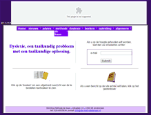Tablet Screenshot of abc-methodedehaan.nl